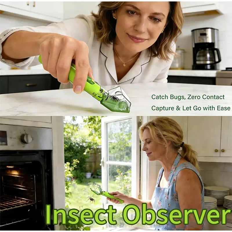 Bug Viewer Catcher Box Eco Friendly Insect Observation Magnifier Outdoor Backyard Nature Exploration Learning Tool