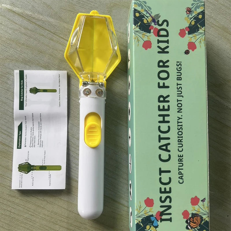 Bug Viewer Catcher Box Eco Friendly Insect Observation Magnifier Outdoor Backyard Nature Exploration Learning Tool