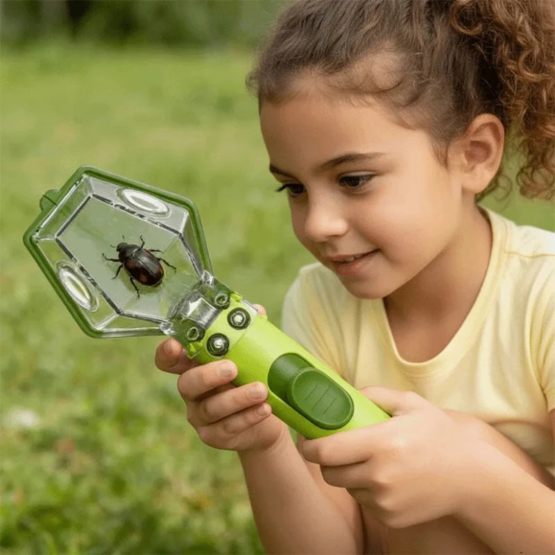 Bug Viewer Catcher Box Eco Friendly Insect Observation Magnifier Outdoor Backyard Nature Exploration Learning Tool