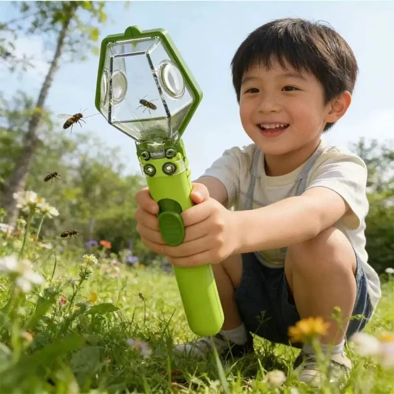 Bug Viewer Catcher Box Eco Friendly Insect Observation Magnifier Outdoor Backyard Nature Exploration Learning Tool