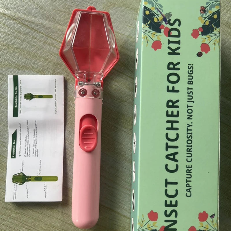 Bug Viewer Catcher Box Eco Friendly Insect Observation Magnifier Outdoor Backyard Nature Exploration Learning Tool