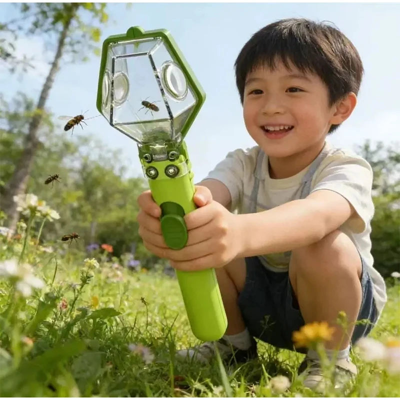 Bug Viewer Catcher Box Eco Friendly Insect Observation Magnifier Outdoor Backyard Nature Exploration Learning Tool