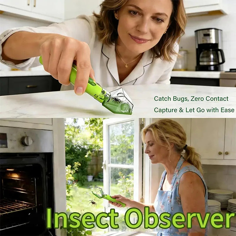 Bug Viewer Catcher Box Eco Friendly Insect Observation Magnifier Outdoor Backyard Nature Exploration Learning Tool